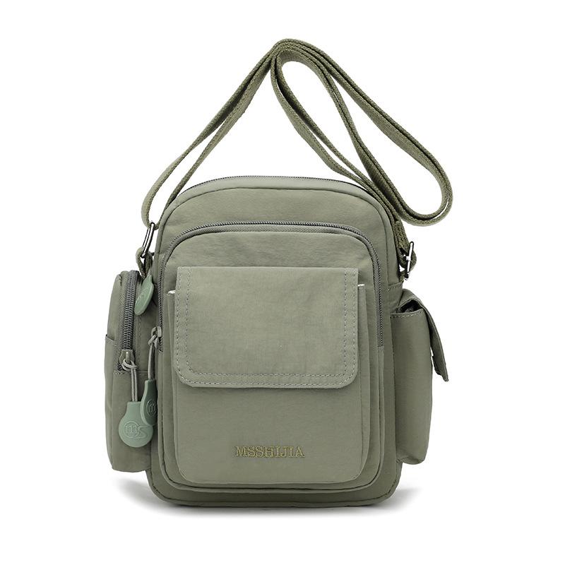 

Niche bag women s new summer versatile messenger bag cloth bag small square bag зелёный