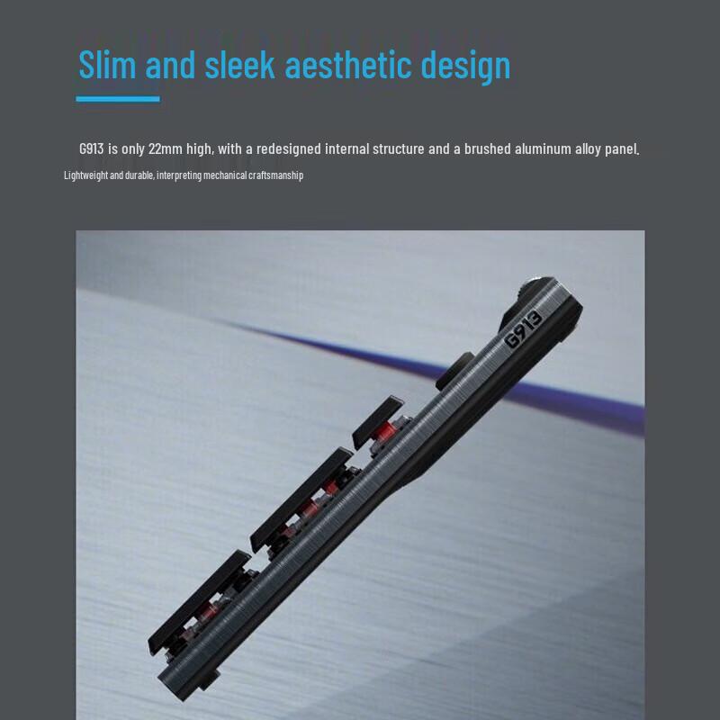 

Logitech G913 LIGHTSPEED Wireless RGB Mechanical Gaming Keyboard