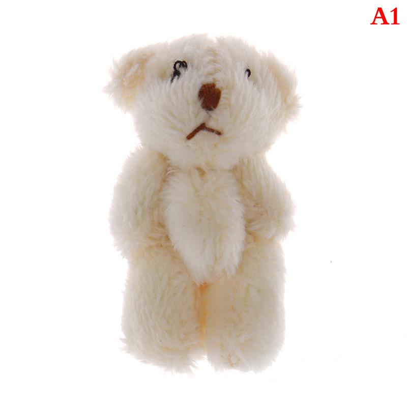 High Quality  5Cm Soft Mini Plush Rabbit Dollhouse Miniature Accessories Animal Toy Furniture For Doll Home Decoration 1Pc