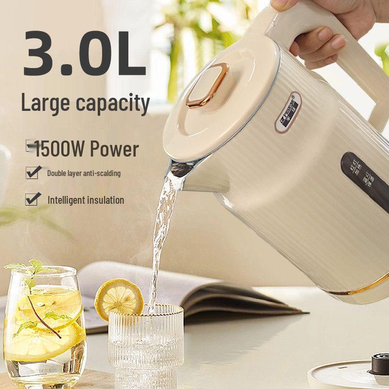 Smart Electric Kettle with Food-Grade Stainless Steel - Keep-Warm Feature, Water Boiler Function.