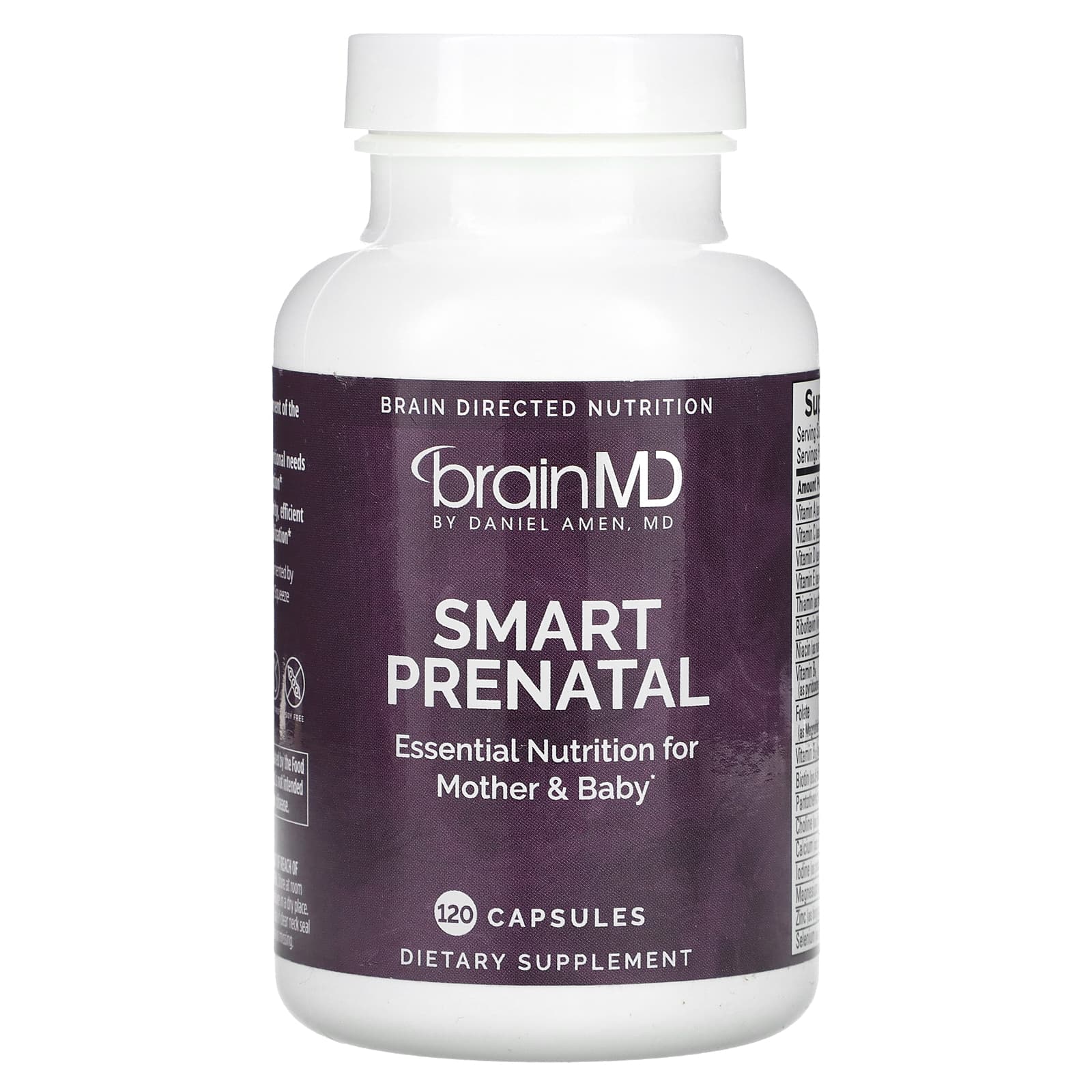 

BrainMD, Smart Prenatal, 120 капсул