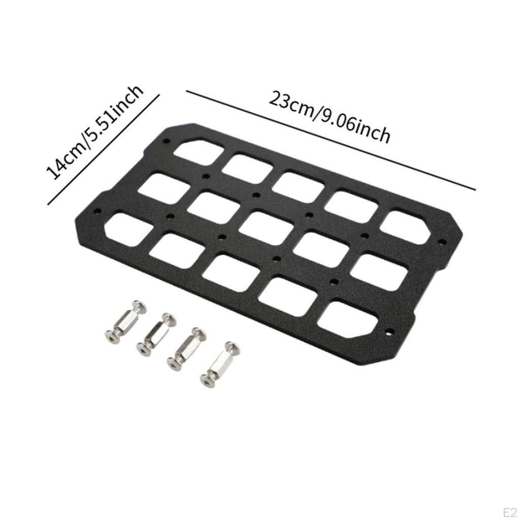 Motorcycle Tail Box Molle Panel Side Organizer for Accessories