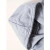 Autumn and Winter Men's Thick Wool Hooded Sweatshirt and Sports Pants Set, Made of Polyester Fabric, Featuring Bee Letter Pattern Printing Set