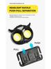 COB Owl Mini Headlamp Running Warning Headlight Portable Rotating Hunting Magnet LED Head Flashlight Camping Fishing Head Lamp