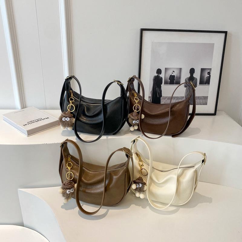 2023 Trendy Retro Women's Handbags: Versatile Crossbody, Shoulder, and Underarm Dumpling Bag