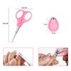 Baby Nail Clipper Set, Plastic and Stainless Steel, 2 Colors
