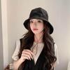 Fashion Drawstring Fisherman Hat Foldable Sun Protection Quick-Drying Travel Sun Hat Wide Brim Hiking Hat