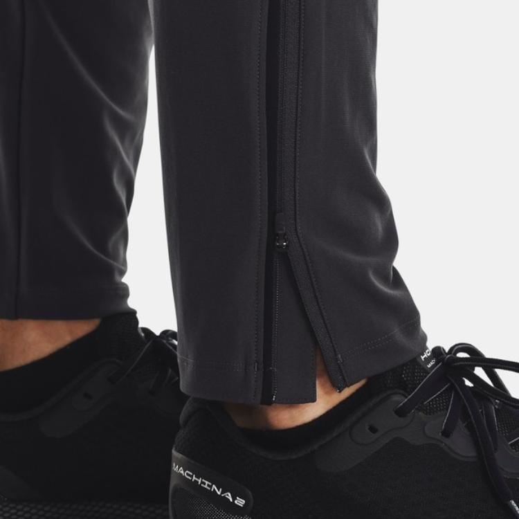 Under Armour Solid High-Elasticity Running Pants Men Bottoms Coal-Jade-Gray 1366271-010