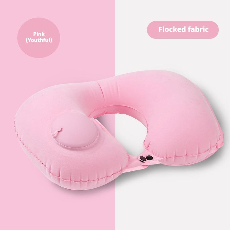 Inflatable  Portable Neck  Inflatable U-shaped Pillow Travel Neck Pillow U-shaped Neck Pillow Outdoor Travel Airplane Pillow
