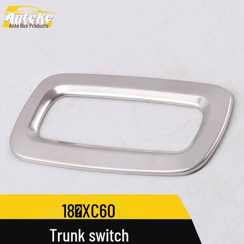 XC60 Trunk Switch Ring & Tailgate Button Decorative Sticker for 18 Models