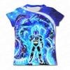 Dragon Ball T Shirt Dzieci Topy Tee Anime Figures Son Goku Super Saiyan T-shirt Chłopięce T-shirty Dziecięce Ubrania Lato Krótki Rękaw