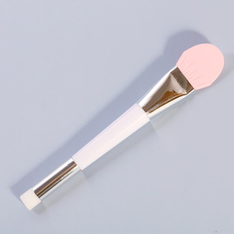 Double Head Silicone Mask Brush Soft Head Apply Mud Film with DIY Mask Brush