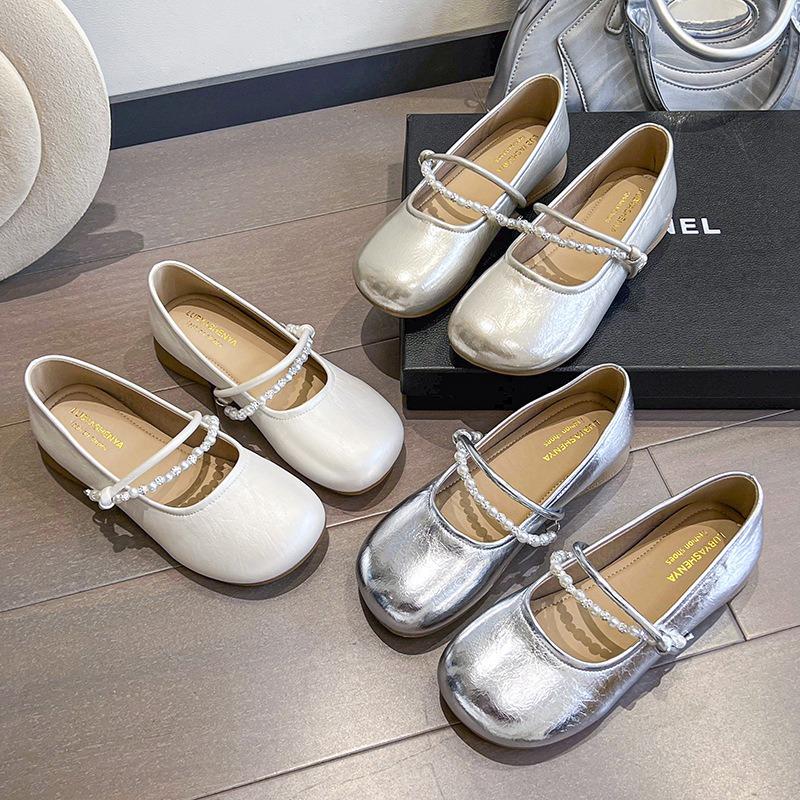 Gentle Shoes Flat-soled Single Shoes Women's New Summer Mary Jane Shoes with Skirts Soft Soles Pregnant Women