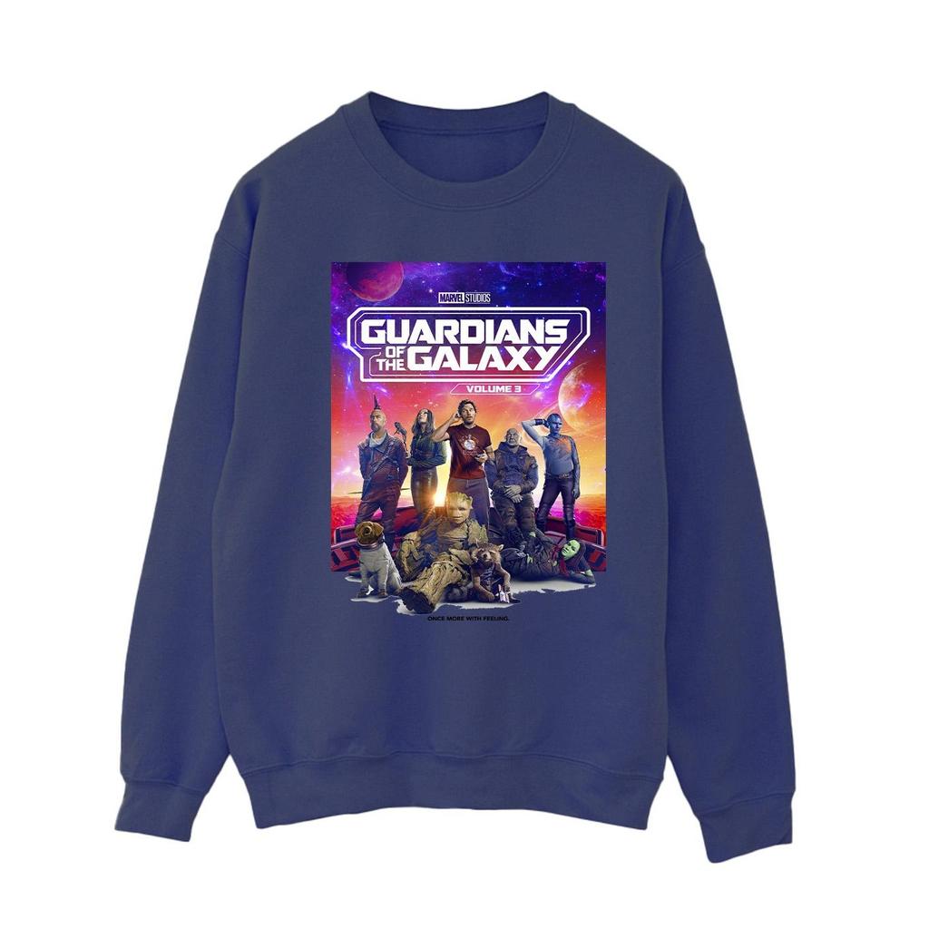 Guardians Of The Galaxy Volume 3 Womens/Ladies Movie Poster Sweatshirt