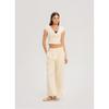 Fortune Straight Pants Bone White  B61002apl34 V08 