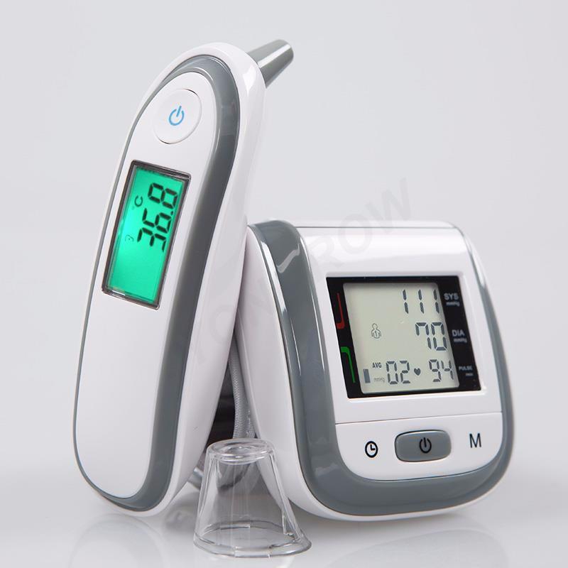 Buy BOXYM Digital Wrist Blood Pressure Monitor & Infrared Ear Thermometer Sphygmomanometer