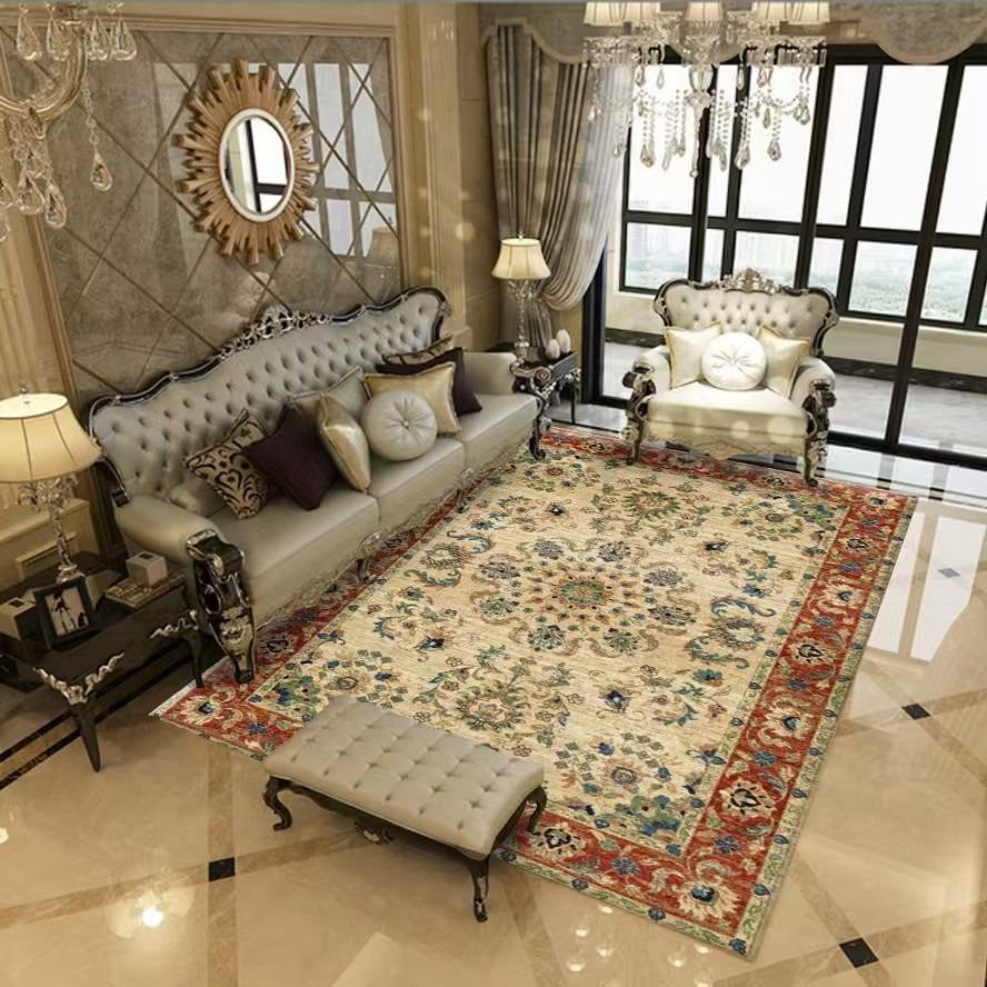 Europe Persia Bohemia Style Luxury Carpet Living Room Sofa Bedroom Study Kitchen Entrance Door Mat Non-slip Retro Home Decor Rug