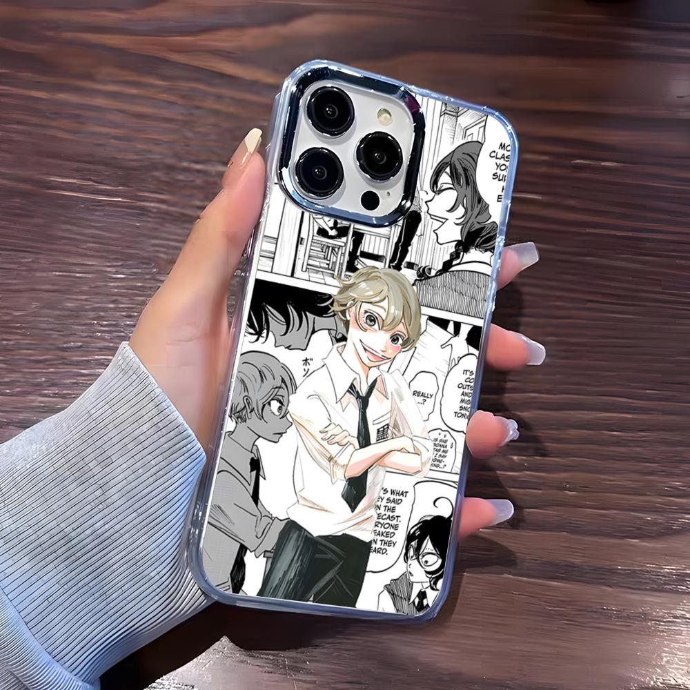 Anime SANDA Phone Case For IPhone 17 Pro Max 16 15 14 Pro Max IPhone 13 Pro Max 11 Plus Transparent Cover