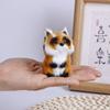 Cute Plush Raccoon Doll with Lanyard Soft Fluffy Raccoon Animal Pendant for Bags Keys Christmas Trees Collectible Gifts for Kids Adults