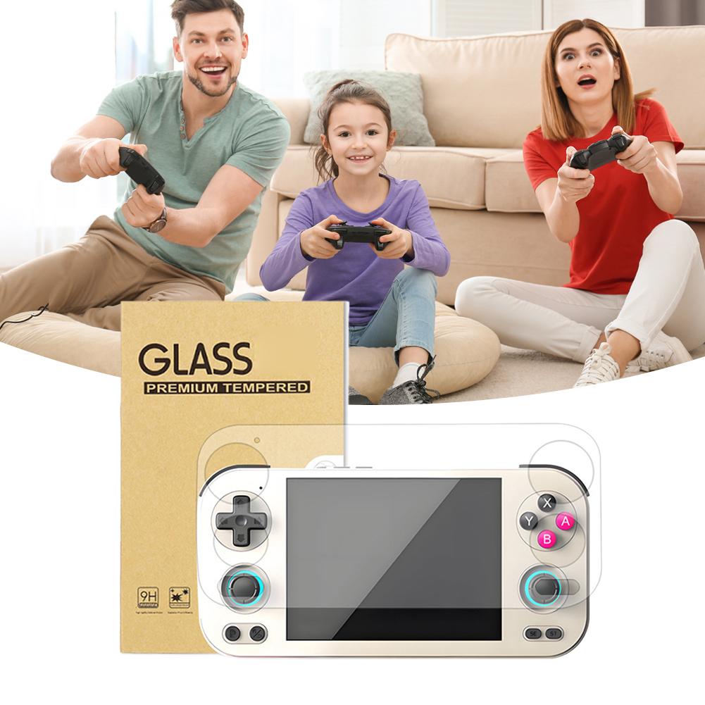 High Quality HD Tempered Glass Film Screen Protector For Anbernic RG476H Game Console Protective Film High Definition Film