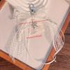 Y2K Trendy Lace Ribbon Bow Keychain Sweet Cool Girly Keyring Bag Pendant Key Hanging Decoration Keycord Girl Gifts