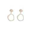 Niche Design Sense Retro Hong Kong Style Acrylic Earrings Women, Temperament Light Luxury Holiday Style Long Earrings Earrings