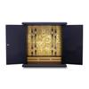 This Mini Buddhist Altar by Tatsunosuke Hashimoto Uses Traditional Japanese Kishu Lacquerware In Black Iron, Measuring 40cm Wide X 25.5cm Deep X 40cm