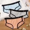 Women's Briefs Cotton Sports Fitness Low-Rise Solid Soft Breathable Panties Lingerie Underwear For Woman Intimates