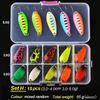 TOMA Trout Spoon Lure Set Metal Bait 2.5g 3g 4.5g 5g mixed Colors Pesca Freshwater Fishing Tackle Isca Artificial Lake Fishing