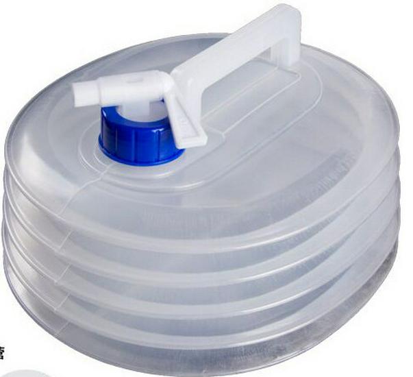 Universal Eco-Friendly Transparent Folding Car Bucket - Available In 3L, 5L, 8L, 10L, and 15L Sizes for Outdoor Use