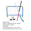 1 Satz Hockeytor-Set Abnehmbar Langlebig Übung Zwei-Personen-Interaktion Fähigkeitstraining Kinder Indoor Hockeytor-Set für Outdoor