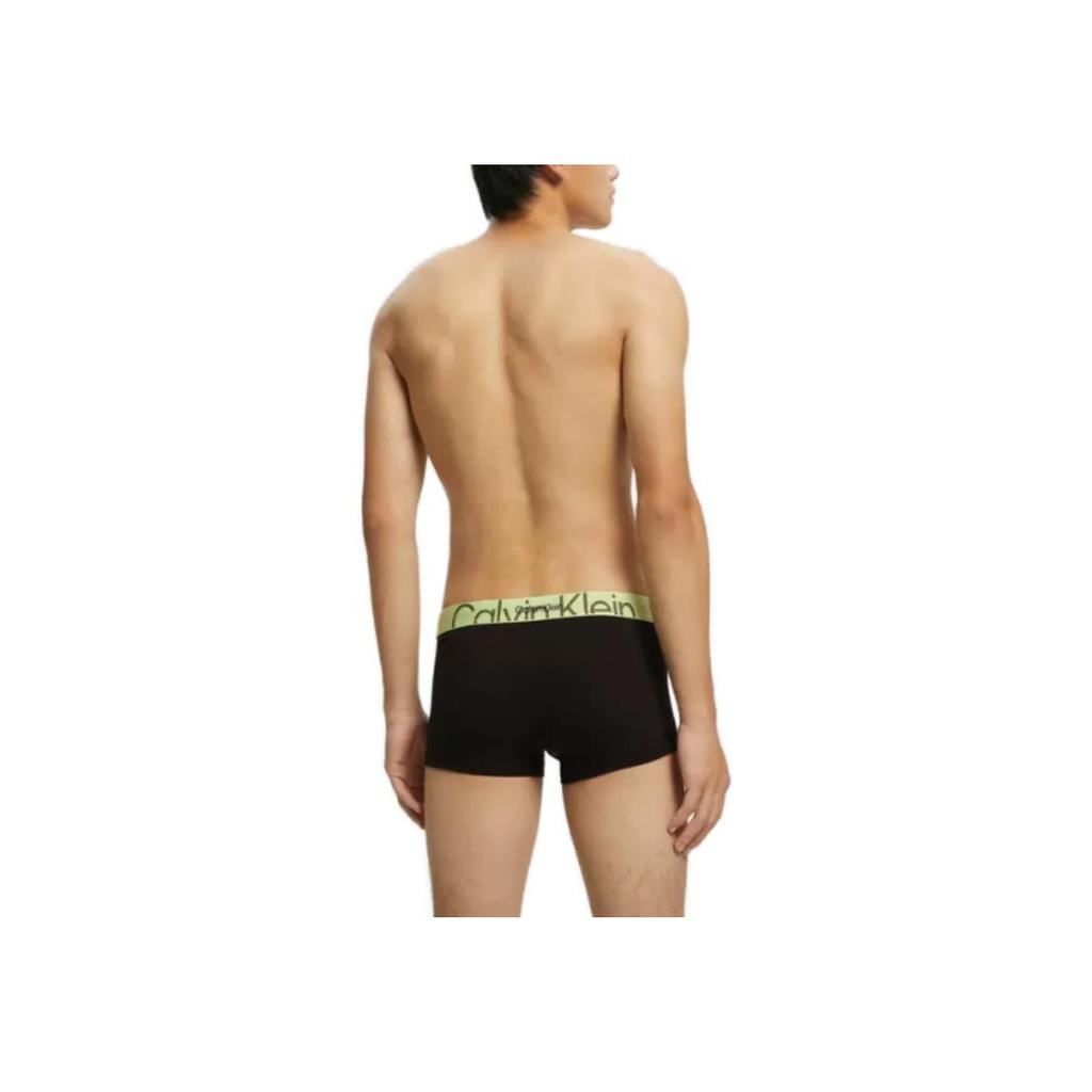 Calvin Klein Double Gravity Band Logo Jacquard Waistband Boxer Shorts Men underwear Black NB3319-5LC