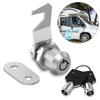Cam Lock Cabinet Lock With Keys For RV Camper Mailbox Toolbox Drawer Tongue Lock 16/30MM Cupboard Locker Furniture Hardware