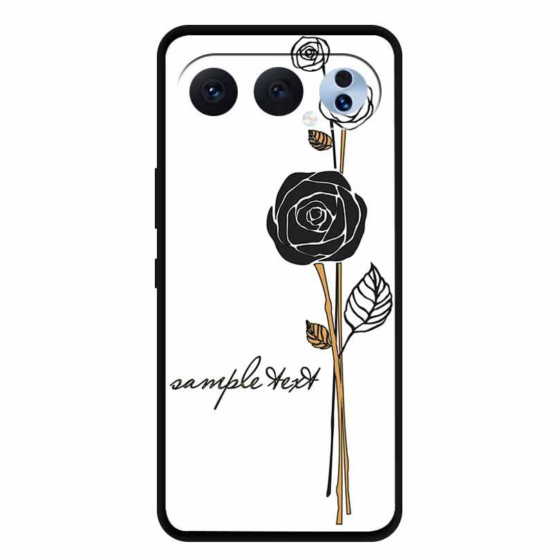 

6.55 For Honor 500 Pro 5G Case 3D Emboss Flowers Black Silicone Soft Phone Cases For Honor 500 Pro 2025 Back Cover Shell Fundas Honor500ProChina
