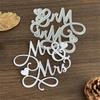 K1AE Heart Mr Mrs Cutting Dies for Photo Scrapbooking Card Making Decoration Embossing Stencils Carbon Steel Die Cuts