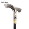 Golden Black Flowing Lines Luxury Fashion Cosplay Walking Stick Party Decorative Cane Elegant Crosier Knob Walking Stick 92cm