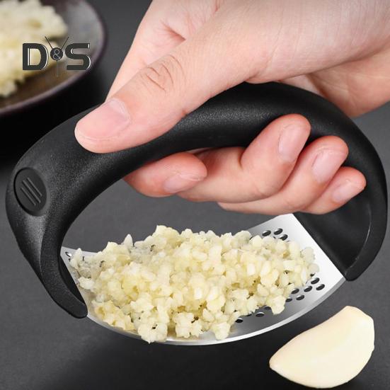 Lis na česnek Nerezový mlýnek na česnek Snadné čištění Drtič česneku Ergonomická kolébka pro drcení bez námahy Kuchyňský přístroj pro domácí restauraci