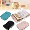 BAGSMART Jewelry Travel Organizer Case for Home Jewelry Organizer Storage Ring Binder Clear Bags Zipper Rolls Pouch for Necklaces