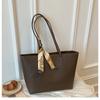 Tote Bag for Women, Fashionable and Simple Handbag, Silk Scarf Decorative Shoulder Bag, Armpit Bag, Temperament Women's Bag