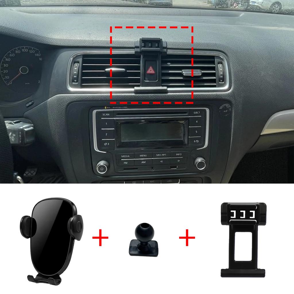Support de téléphone pour tableau de bord, sur mesure, sans perçage, pour VW Jetta MK6 / Jetta A6 2011 2012 2013 2014, RHD LHD, accessoire auto