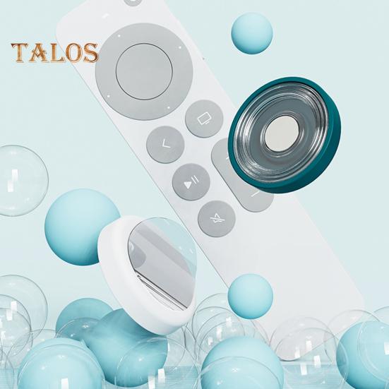 2 Pairs Magnetic Remote Control Holder Wall Mount Space Saving Anti-lost Non-punching TV Remote Control Rack for Living Room