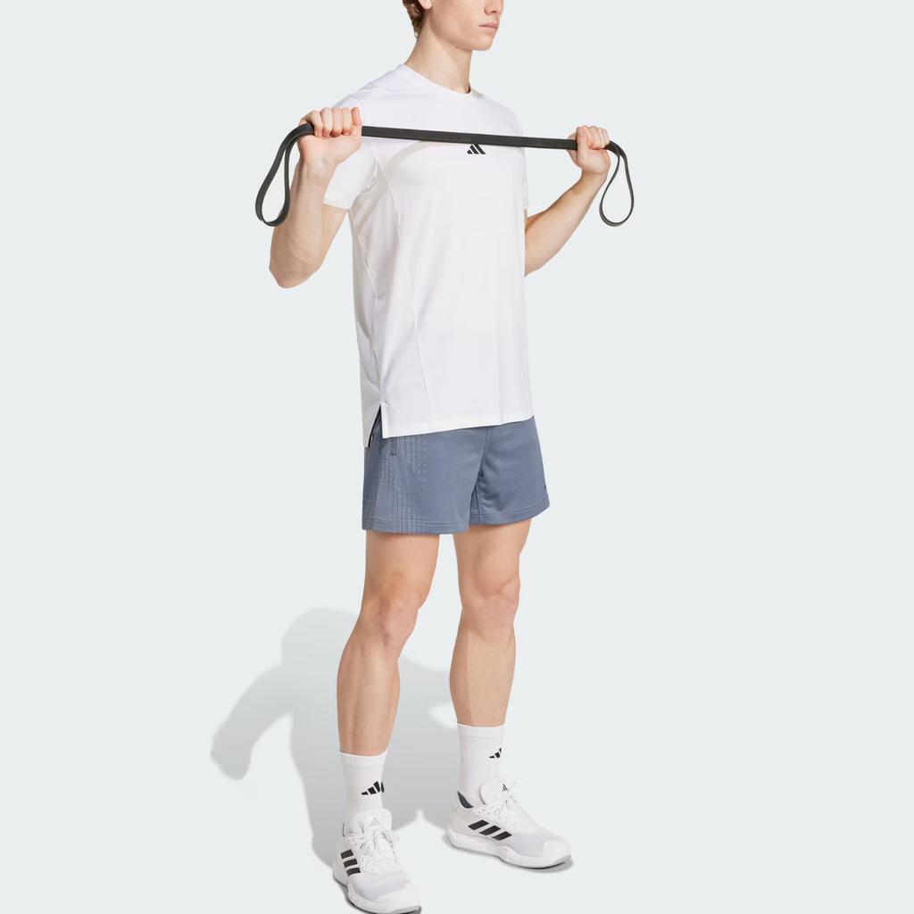 Adidas Airchill Climacool Logo Slim Fit Comfortable Versatile Sports Shorts Men Shorts Light-Gray Silver JI8190