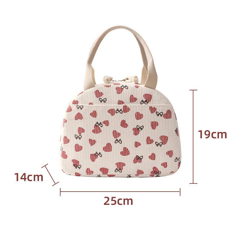 Handliche Lunchtasche im japanischen Stil, tragbare Picknicktasche, Outdoor-Isoliertasche, Aluminiumfolien-Bento-Tasche, Kinder-Lunchtasche