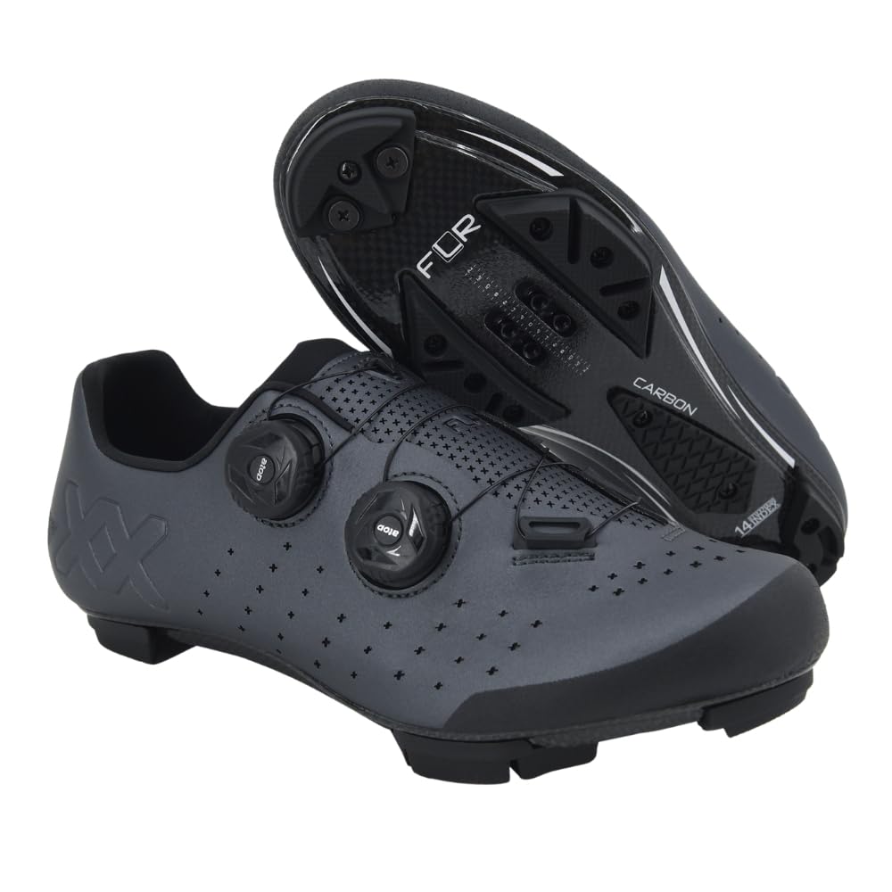 FLR MTB Binding Shoes F-X9 40(25.5cm) silver серебряный