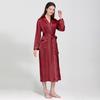 Mulberry Silk Long Wedding Bride Bridesmaid Robe Ladies Morning Dress Women Night Peniva Pure Silk Sexy Kimono Robe