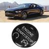 Left Hand Drive Carbon Fiber Start Stop Button Trim Decoration Fit for Ford Mustang 2015 2019