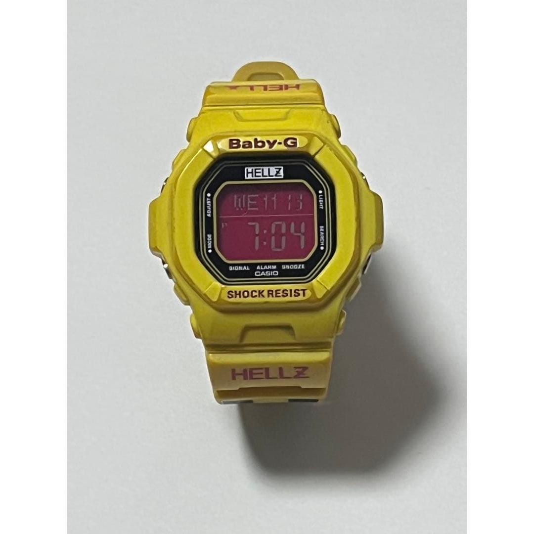 Baby-G Hellz Yellow Digital Watch Working Item