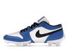 Jordan 1 TD Cleat Low White Black Royal - FJ6245-104