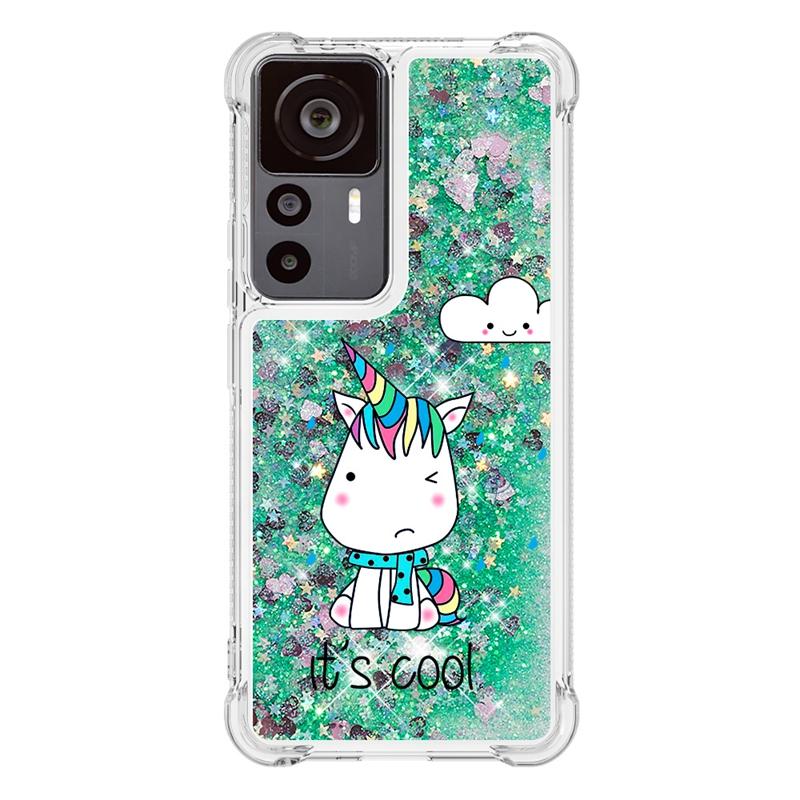 Pouzdro 12T Pro na Pro Coque Xiaomi 12T Pro Kryt Dynamické tekuté pouzdro s tekutým pískem Pro Funda Xiomi Xiaomi Mi 12T 12 T Pro Pouzdra na telefon