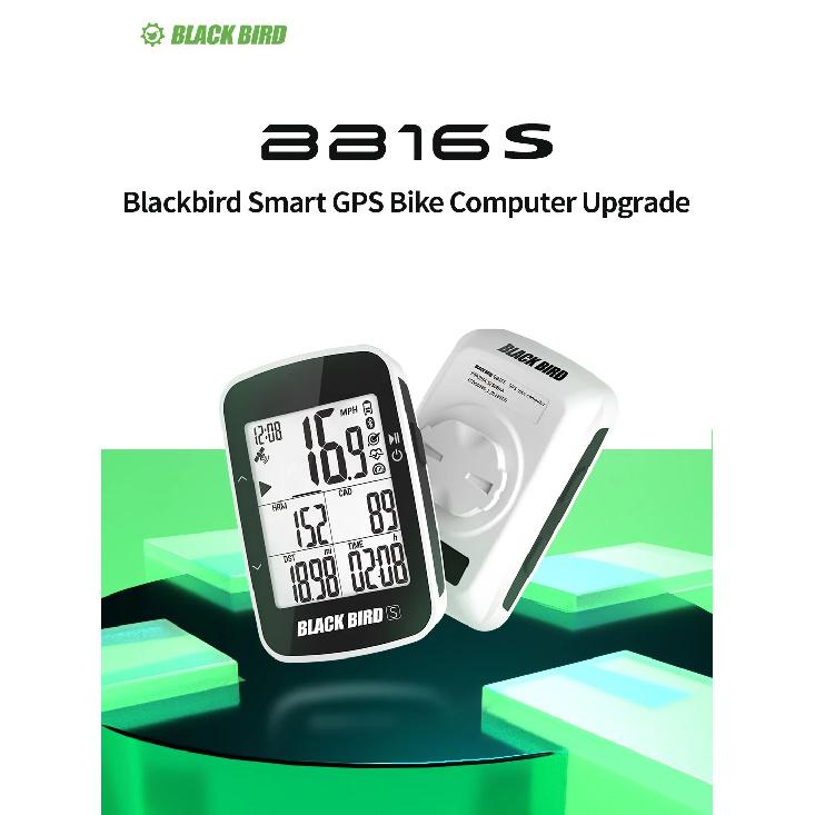 Blackbird BB16S GPS Bike Computer Wireless Stopwatch Bicycle Speedometer Odometer Waterproof Support Data Heart Rate Sensors BB16S
